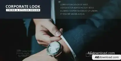 Clean Glass Corporate Slideshow Openers template preview