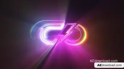 Clean Glowing Logo Reveal Logo Stings template preview