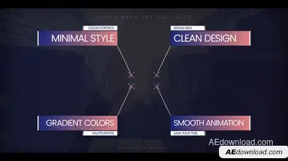 Clean Gradient Call Outs Elements template preview