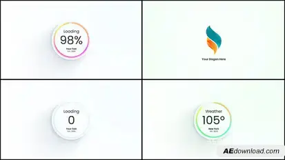 Clean Logo Animation Logo Stings template preview