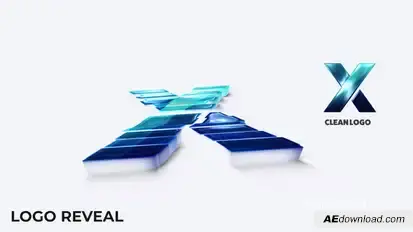 Clean Logo Reveal Logo Stings template preview