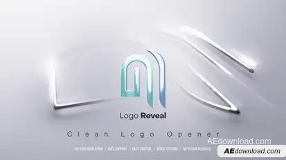 Clean Logo Reveal Logo Stings template preview