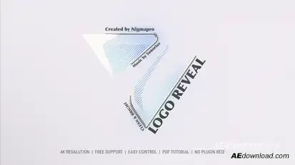 Clean Logotype Video Displays template preview