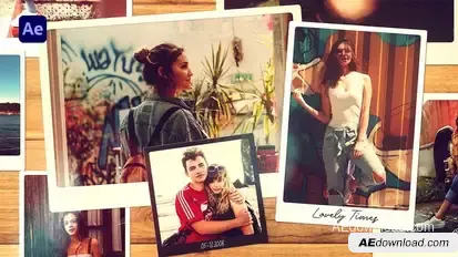 Clean Memories Photo Slideshow Video Displays template preview