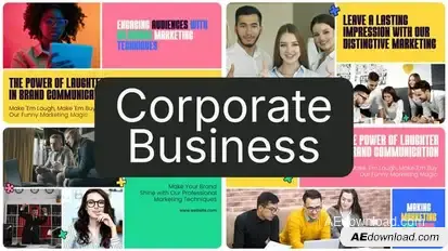 Clean Minimal Corporate Business Slideshow Openers template preview
