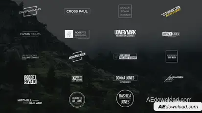 Clean Minimal Titles Titles template preview