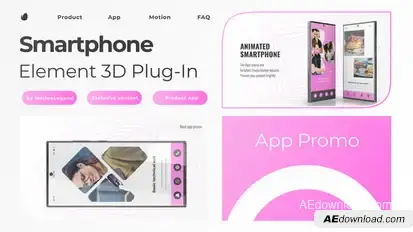 Clean Mobile Mockup Product Promo template preview