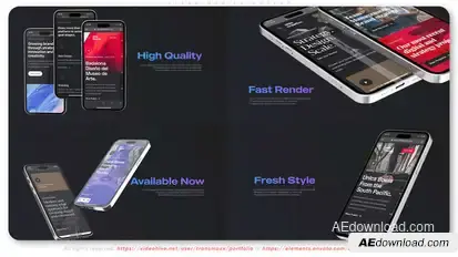 Clean Mobile Mockup Product Promo template preview