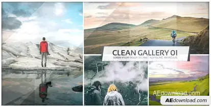 Clean Gallery Video Displays template preview