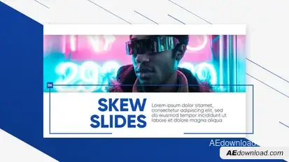 Clean Presentation Video Displays template preview