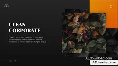 Clean Presentation - Modern Business Video Displays template preview