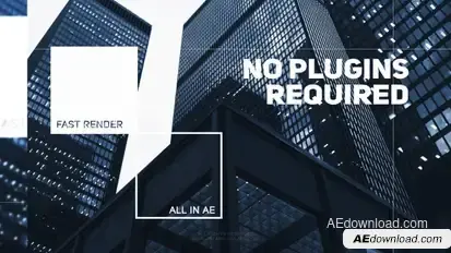 Clean Presentation Video Displays template preview