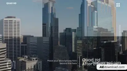 Clean presentation slideshow Video Displays template preview