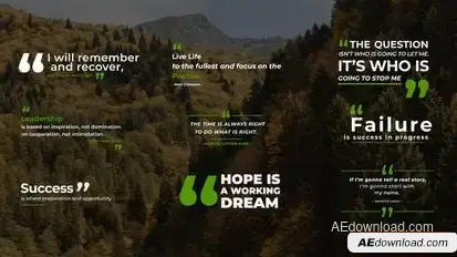 Videohive Clean Quotes | AE Elements template preview