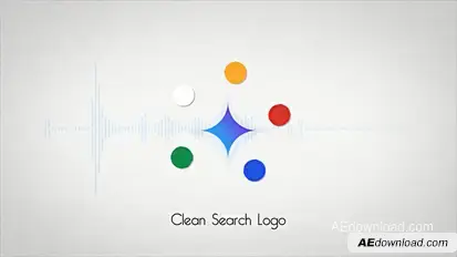 Clean Search Logo Reveal Logo Stings template preview