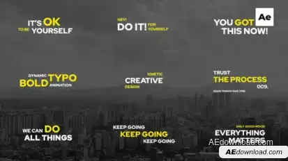 Clean Simple Titles /Ae Titles template preview