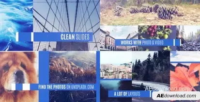 Clean Photo Montage Openers template preview