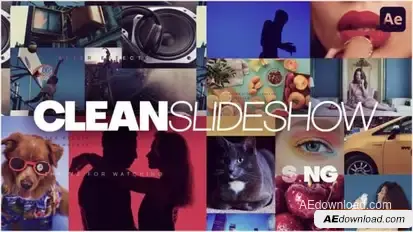 Clean Slideshow Openers template preview