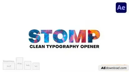Clean Stomp Opener Openers template preview