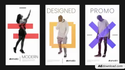 Clean Stories Video Displays template preview