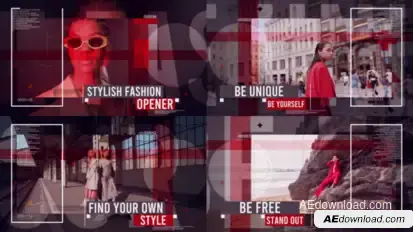 Clean Stylish Opener for After Effects Openers template preview