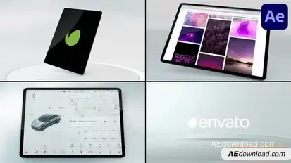 Videohive Clean Tablet Presentation for After Effects Openers template preview