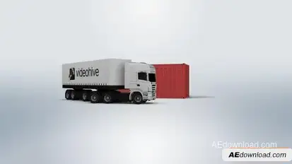 Clean Truck Logo Logo Stings template preview