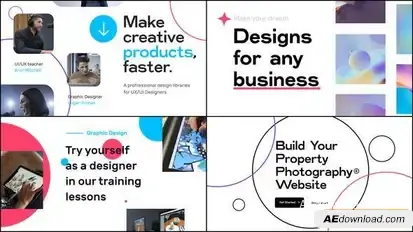 Clean Web Agency Promo Openers template preview