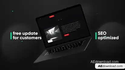 Clean Website Presentation Product Promo template preview