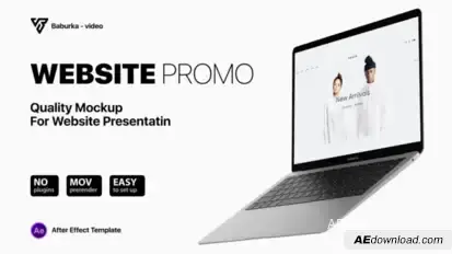 Clean Website Promo Product Promo template preview