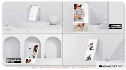 Clean White App Promo Product Promo template preview
