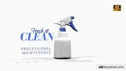 Cleaning Services Product Promo template preview