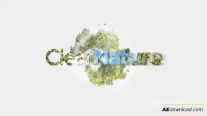 Clear Nature - Logo Text Reveal Openers template preview