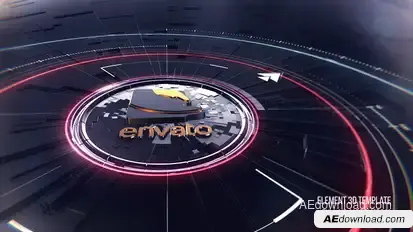 Clock Countdown Intro V1 Openers template preview