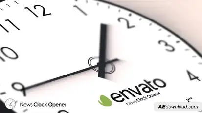 Clock Logo Logo Stings template preview