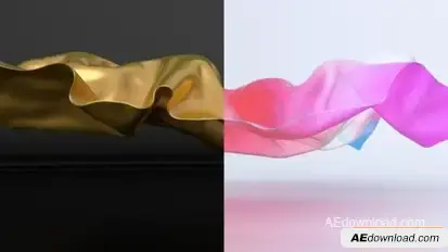 Cloth tear logo reveal (Gold and Colorfull) Logo Stings template preview
