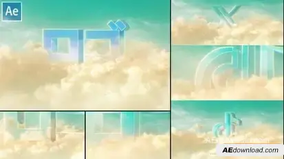 Cloud Cotton Logo Openers template preview