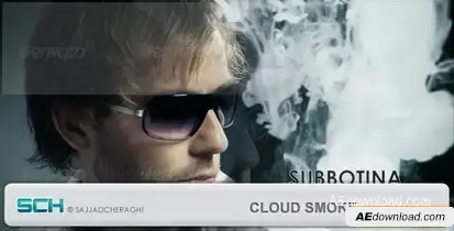 Videohive Cloud Smoke Video Displays template preview