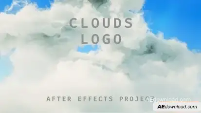 Clouds Logo Logo Stings template preview