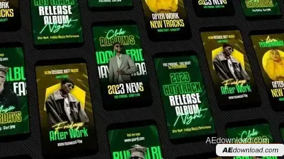Club Instagram Reels Openers template preview