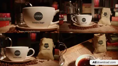 Coffee And Books Opener Product Promo template preview