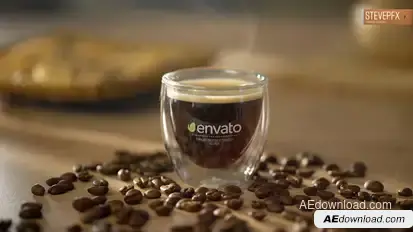 Coffee Espresso Logo Mockup Opener Product Promo template preview