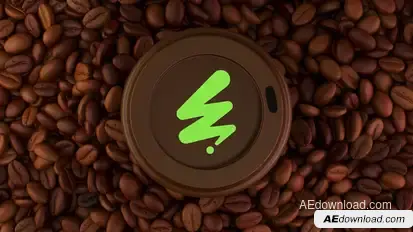 Coffee Logo Reveal Logo Stings template preview