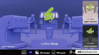 Coffee Shop Promo Openers template preview