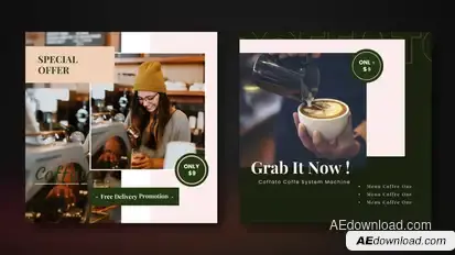 Coffee Shop Promo Product Promo template preview