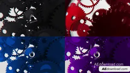 Cogs Unveil Logo Stings template preview