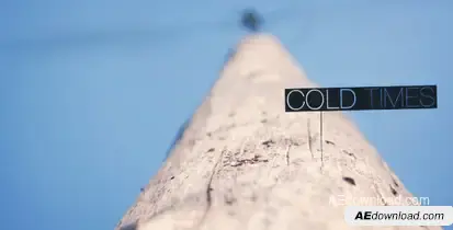 Cold Times Titles template preview