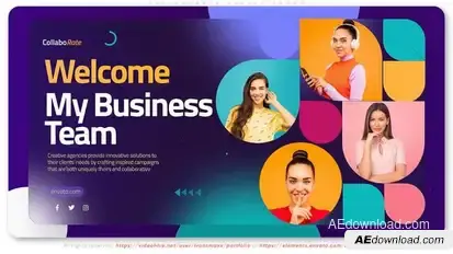 Collaborate Agency Promo Openers template preview