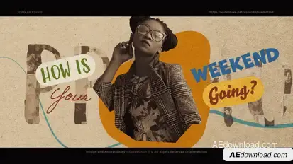 Collage Art Intro Openers template preview