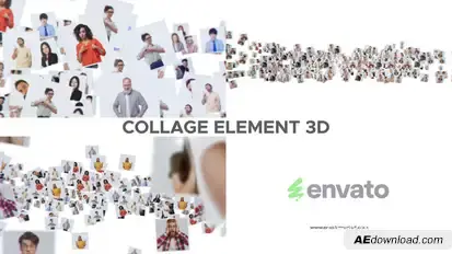 Collage E3D Intro | AE Openers template preview